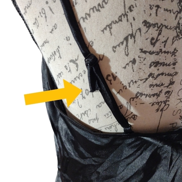 Bebe Satin Cowl Neck Slip Dress - Picture 5 of 7